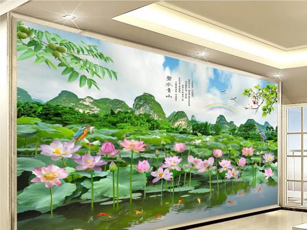 Gach Tranh Op Tuong Phong Khach 3d 14