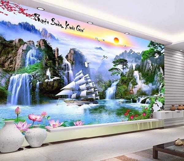 Gach Tranh Op Tuong Phong Khach 3d 7