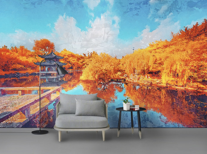 Chon Mau Gach Tranh 3d Trang Tri Phong Khach Hop Phong Thuy 18