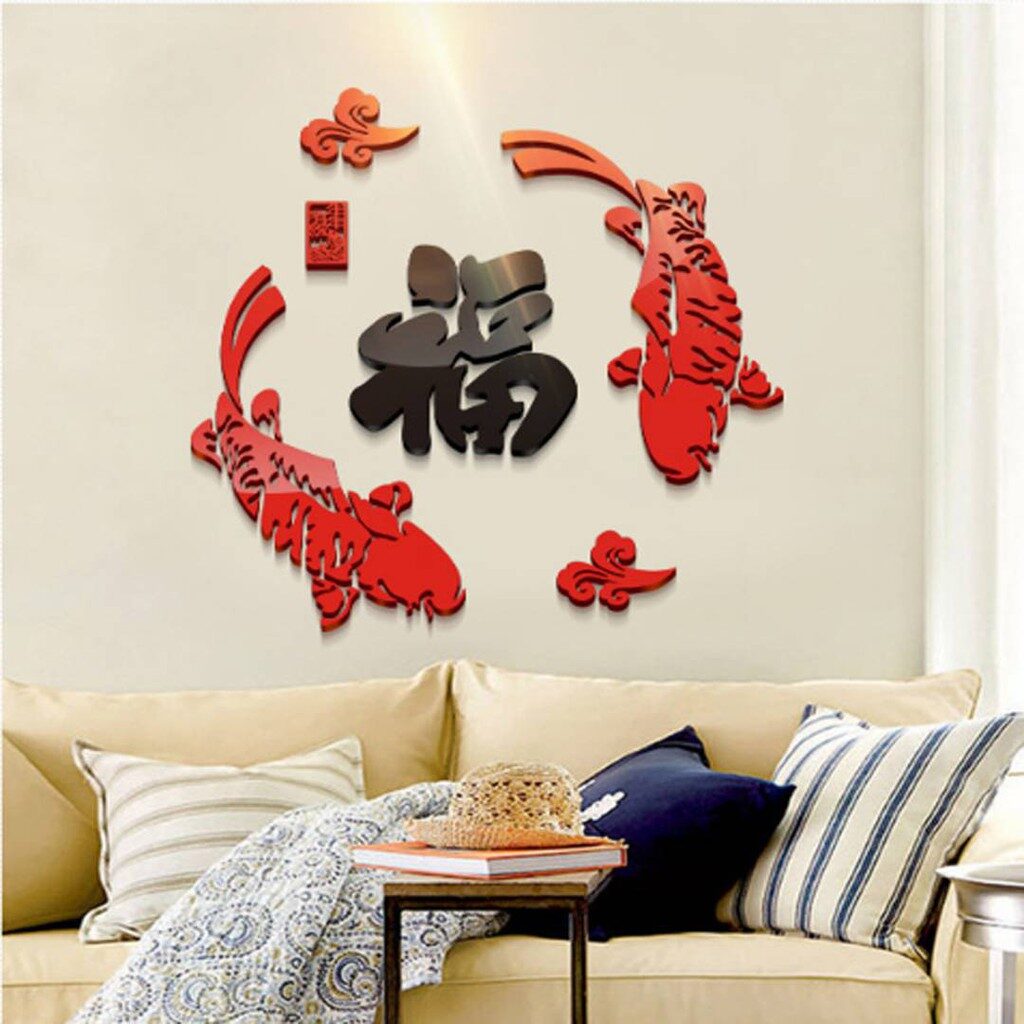 Chon Mau Gach Tranh 3d Trang Tri Phong Khach Hop Phong Thuy 9