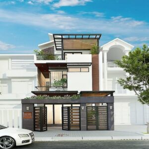 15 Mau Thiet Ke Nha Dep 2 Tang San 100m2 Kien Truc Hien Dai 1 6