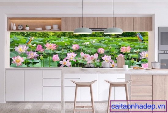 Tranh Kính Bếp 3d Trang Trí Nhà Bếp