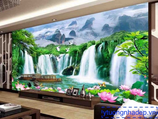 Tranh Gach Men Phong Khach Dep Blognoithat.vn