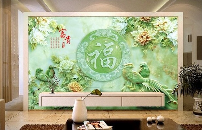 Gach 3d Phong Thuy Gia Ngoc Chim Cong