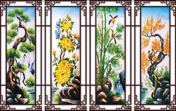 Gach 3d Tu Quy Phong Thuy