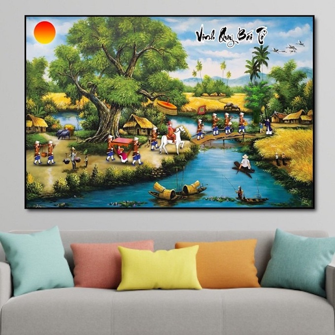 Tranh Treo Tường Vinh Quy Bái Tổ