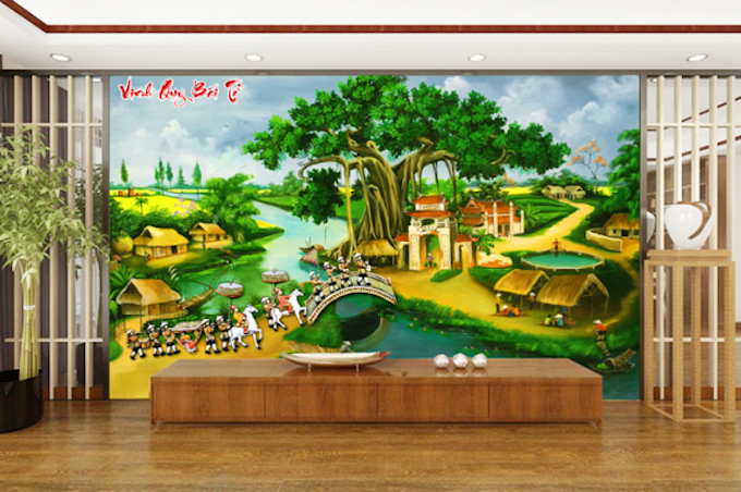 Tranh Gach Vinh Quy Bai To 3d