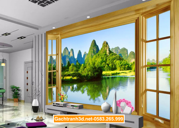 Gach Tranh 3d Phong Canh Ben Dep Re Nhat 2023 3
