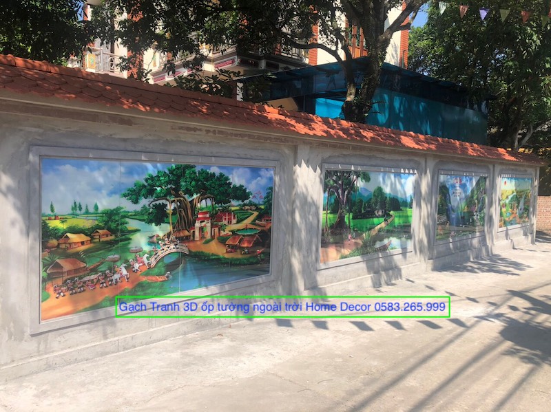 Gach Tranh 3d Op Tuong Ngoai Troi Home Decor 0583265999